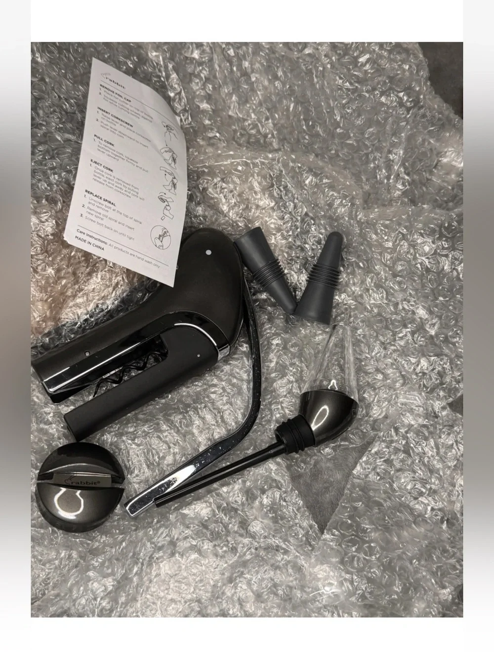 Rabbit 5 Piece Wine Opener Set